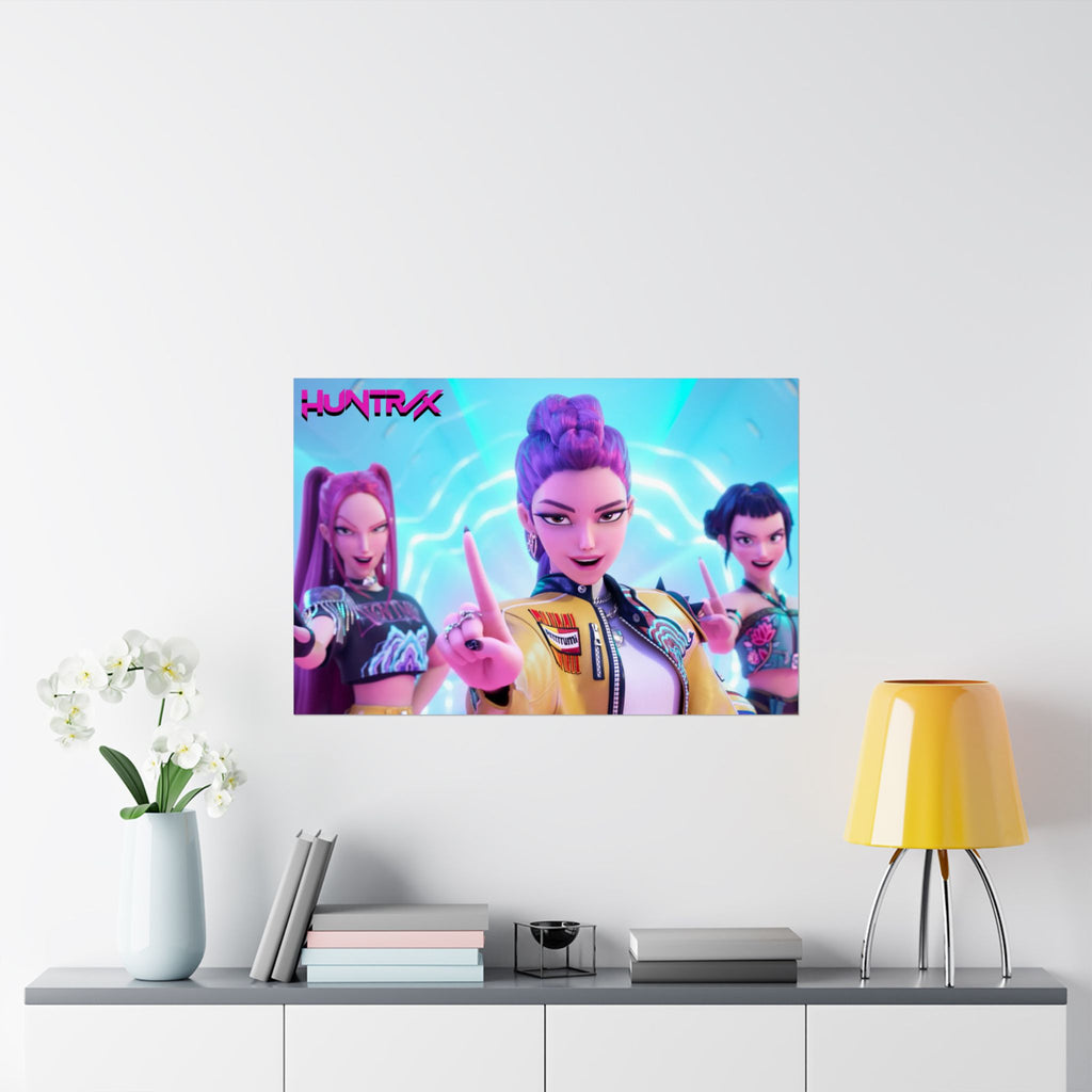 HUNTRX Matte Poster - KPOP DEMON HUNTERS Wall Art