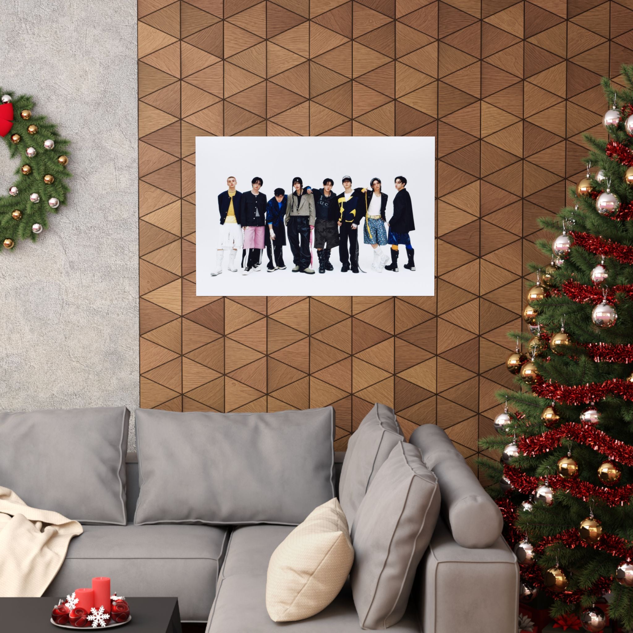 STRAY KIDS Matte Horizontal Poster – Trendy Idol Poster