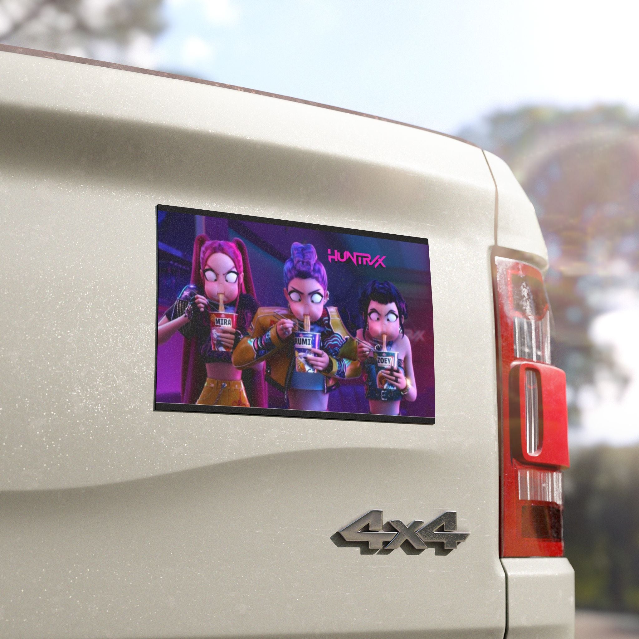 HUNTRIX Car Magnet - KPOP DEMON HUNTERS Sticker for Cars
