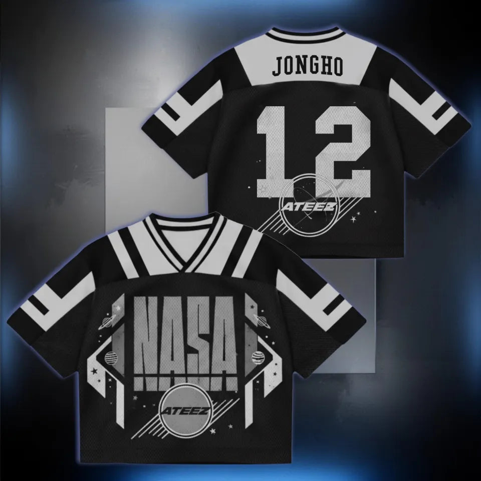 ATEEZ Nasa Golden Hour Part 4 Album Mixed Mesh Jersey (CUSTOM)