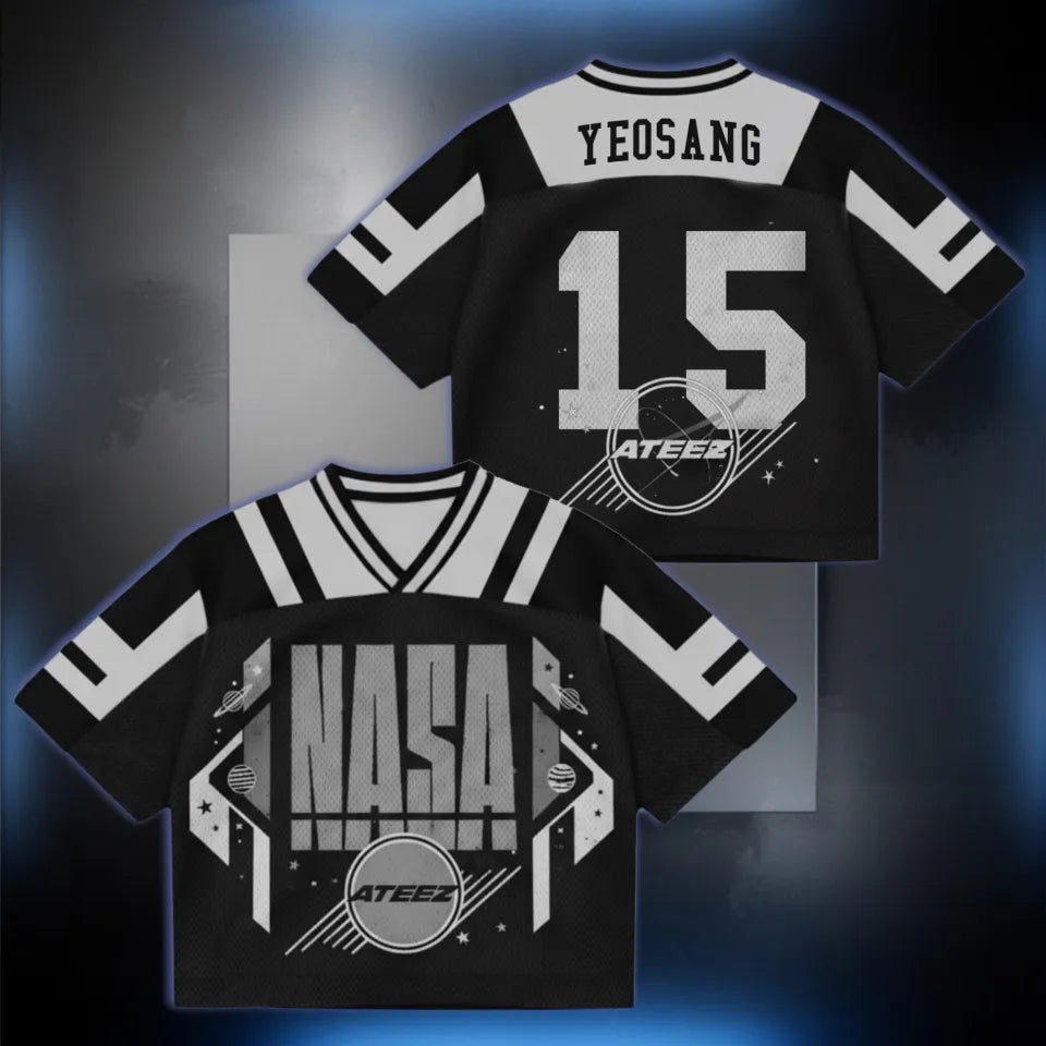 ATEEZ Nasa Golden Hour Part 4 Album Mixed Mesh Jersey (CUSTOM)