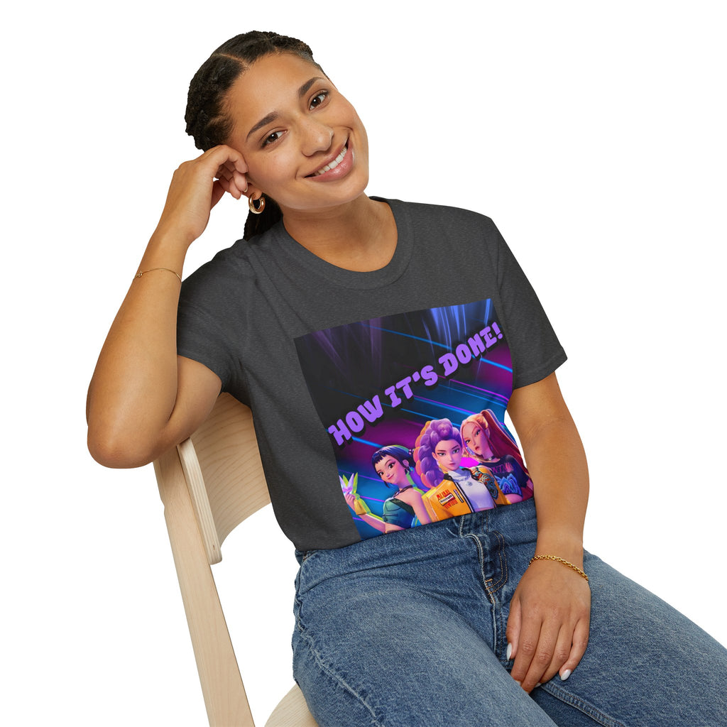 HUNTRIX 'HOW IT'S DONE' Graphic T-Shirt - KPOP DEMON HUNTERS T-SHIRT