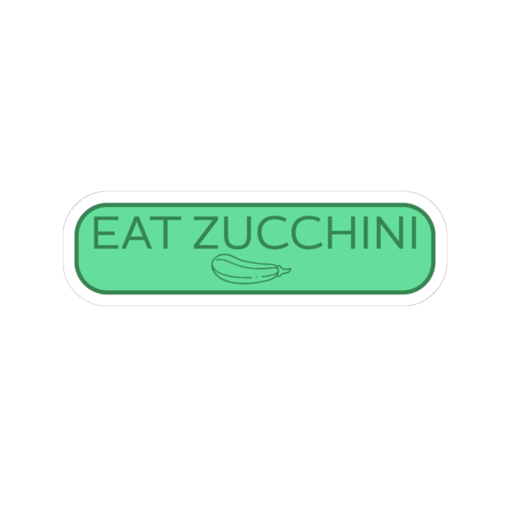 KATSEYE 'Eat Zucchini' Sticker -  KATSEYE Internet Girl Laptop Decal