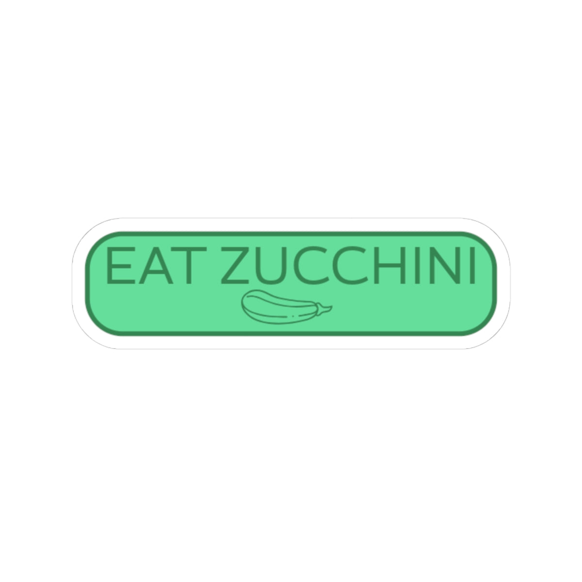 KATSEYE 'Eat Zucchini' Sticker -  KATSEYE Internet Girl Laptop Decal