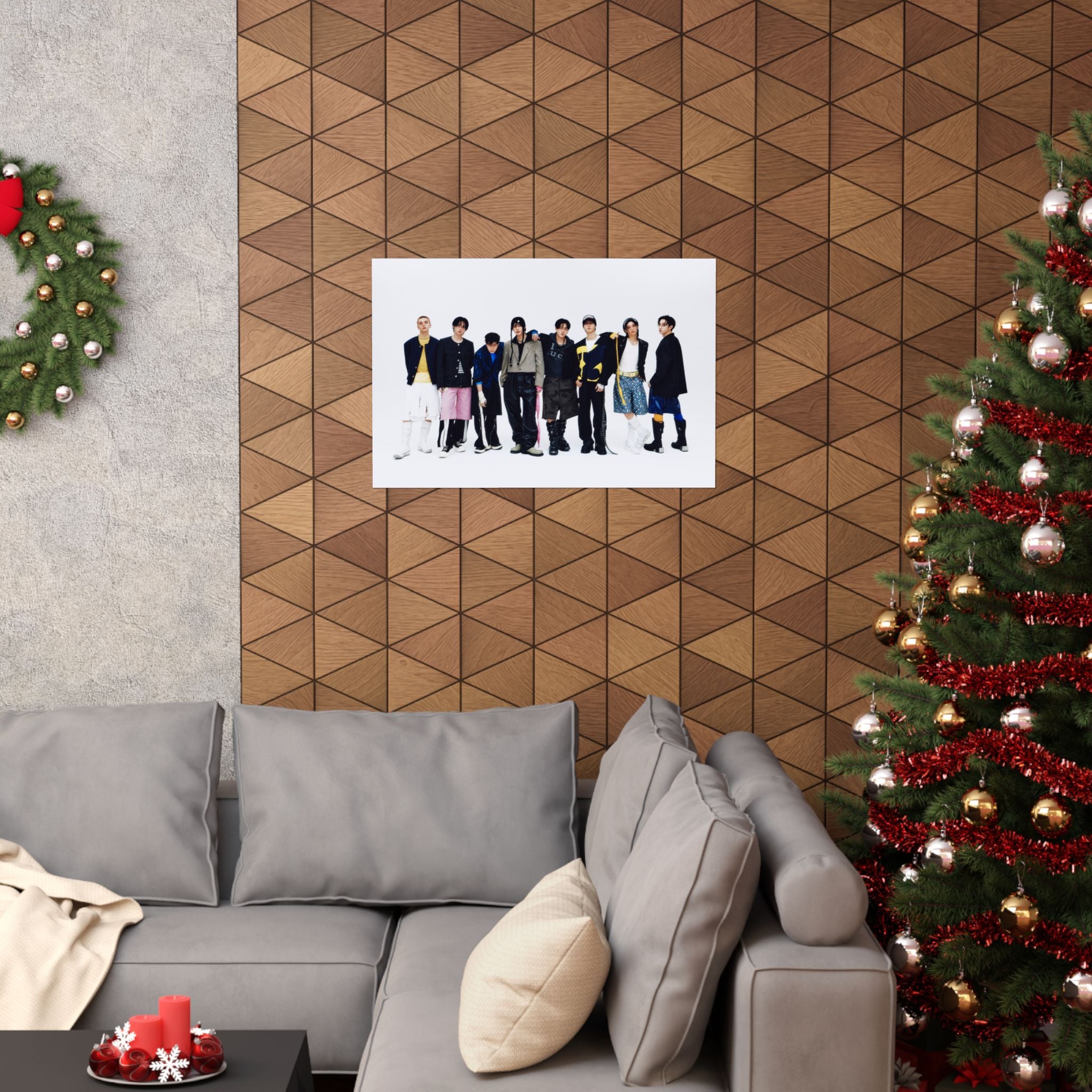 STRAY KIDS Matte Horizontal Poster – Trendy Idol Poster