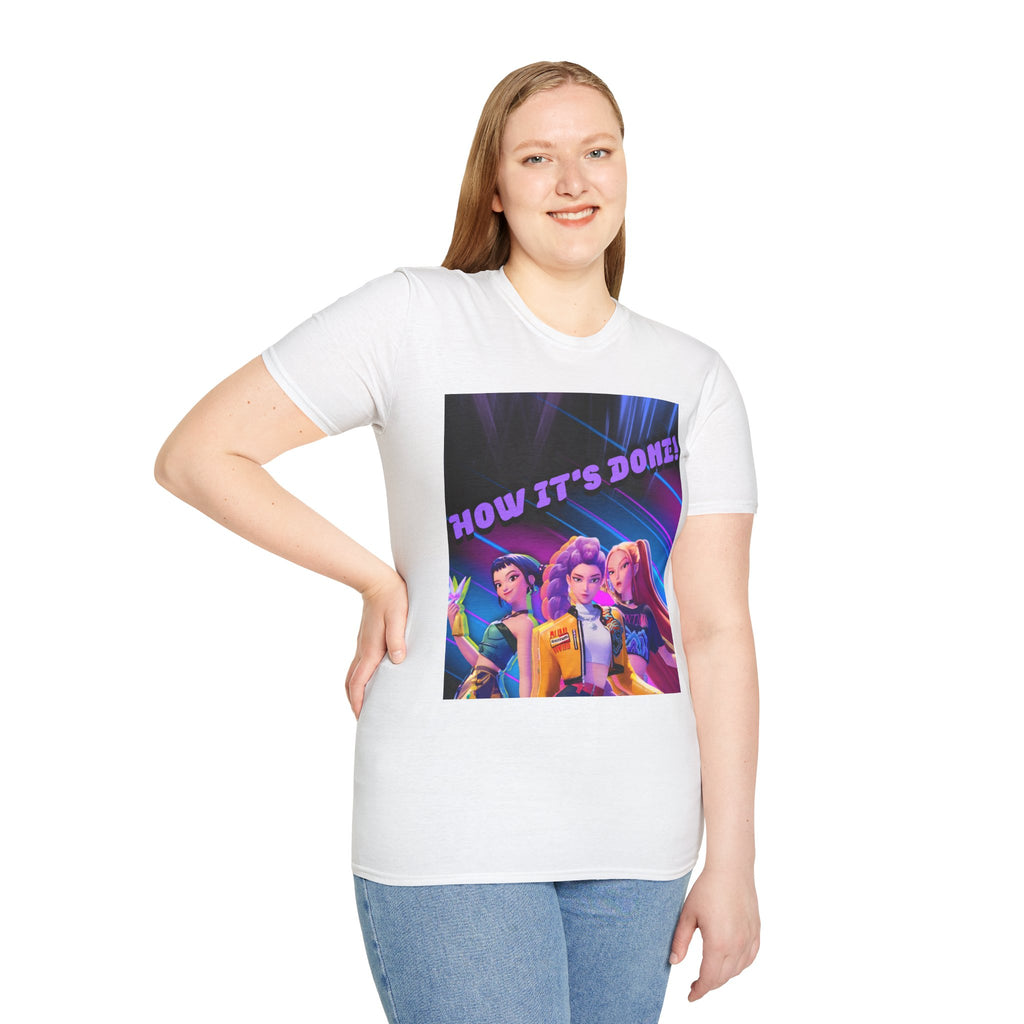HUNTRIX 'HOW IT'S DONE' Graphic T-Shirt - KPOP DEMON HUNTERS T-SHIRT