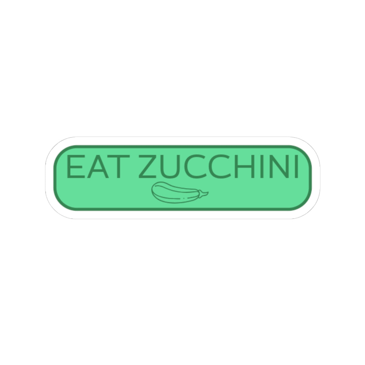 KATSEYE 'Eat Zucchini' Sticker -  KATSEYE Internet Girl Laptop Decal