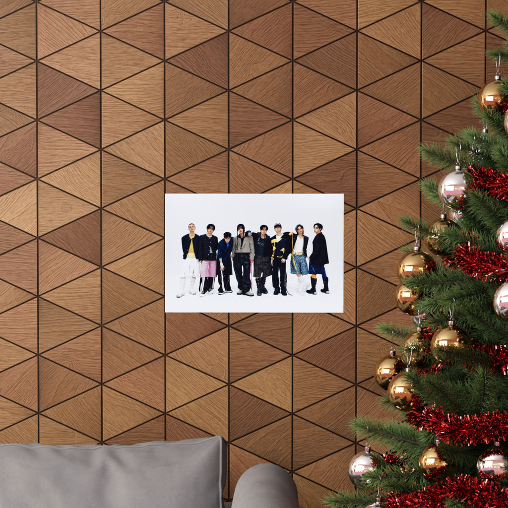 STRAY KIDS Matte Horizontal Poster – Trendy Idol Poster