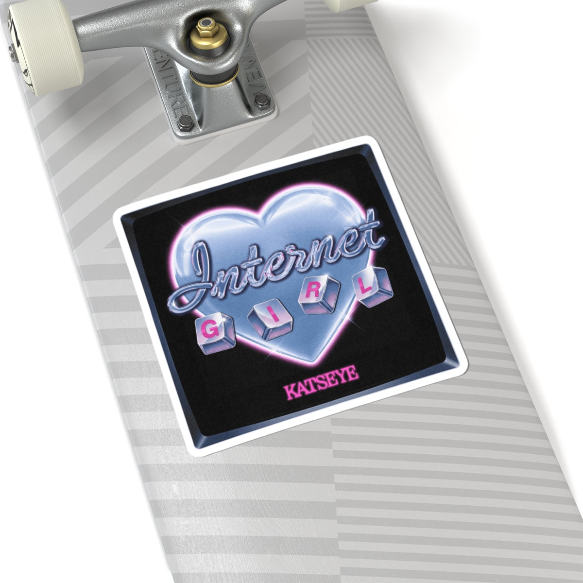 KATSEYE 'Internet Girl' Kiss-Cut Sticker - KATSEYE Internet girl k-pop sticker