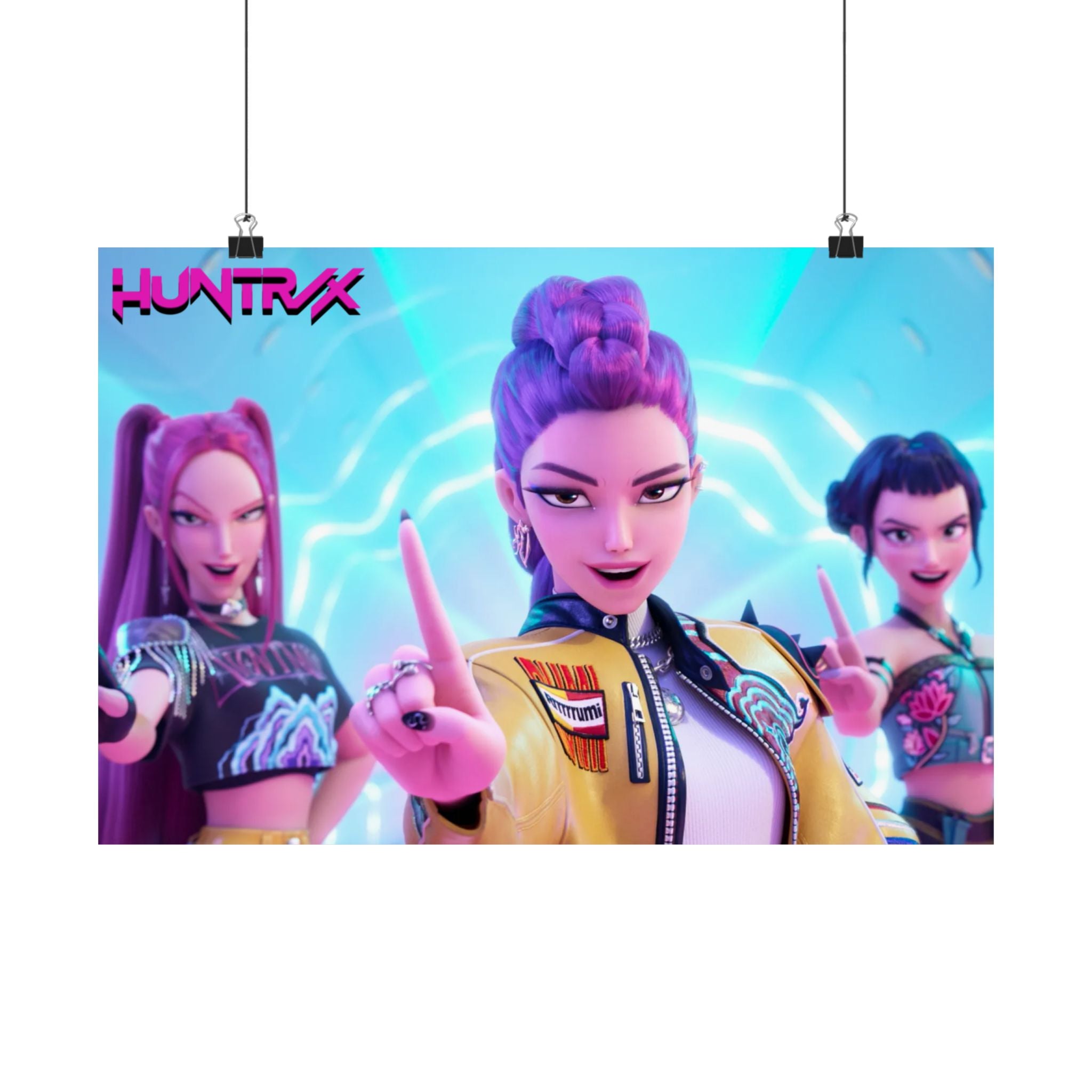 HUNTRX Matte Poster - KPOP DEMON HUNTERS Wall Art