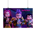 HUNTRX Matte Horizontal Poster – KPOP DEMON HUNTERS POSTER (VER 2)