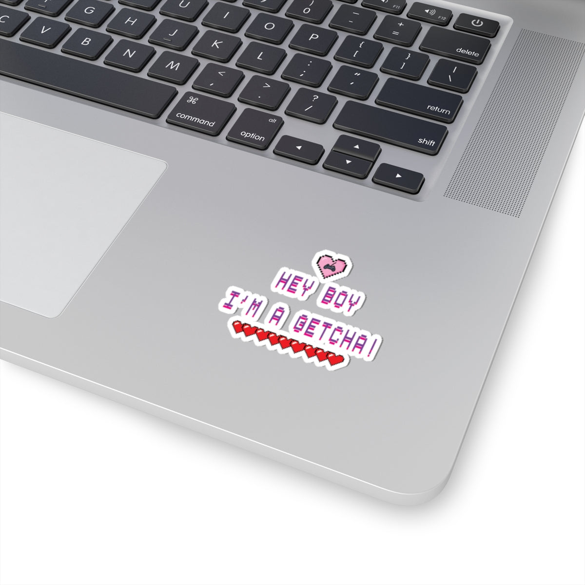TWICE Retro Pixel "Hey Boy I'm a Getcha!" Heart & Health Bar sticker