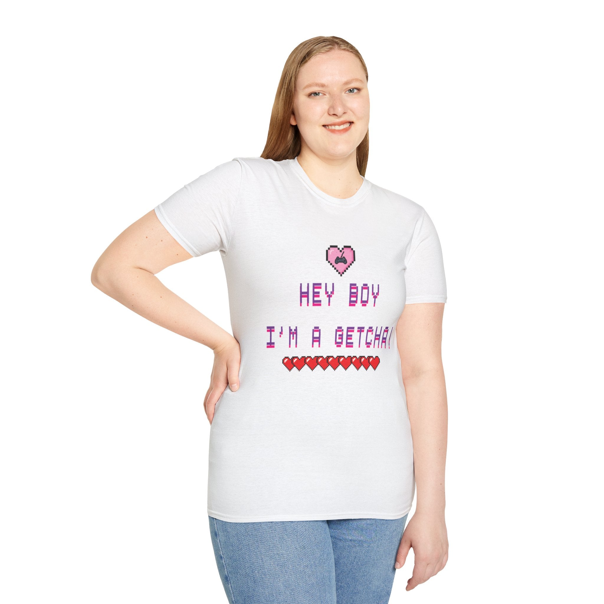 TWICE “Hey Boy I’m A Getcha!" Retro Gaming Pixel T-Shirt