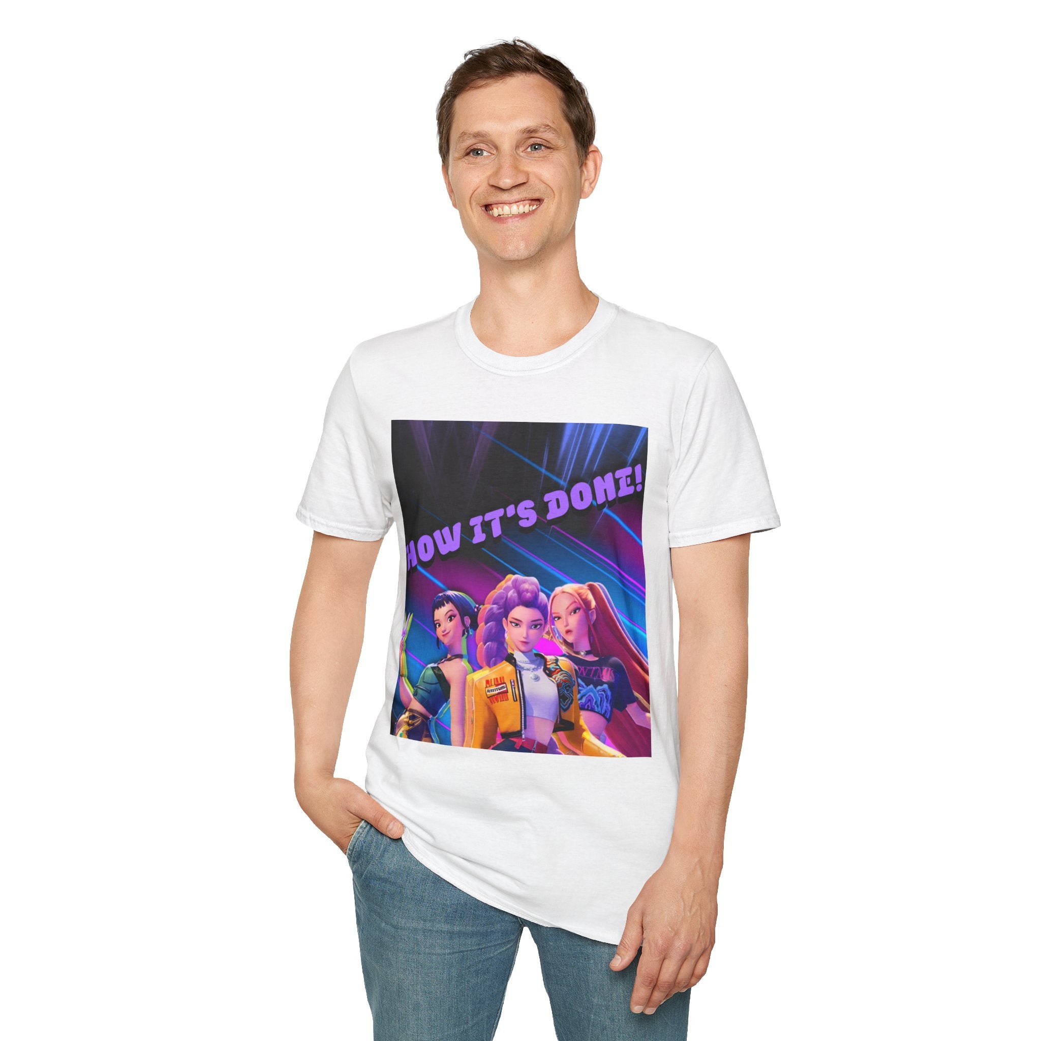 HUNTRIX 'HOW IT'S DONE' Graphic T-Shirt - KPOP DEMON HUNTERS T-SHIRT