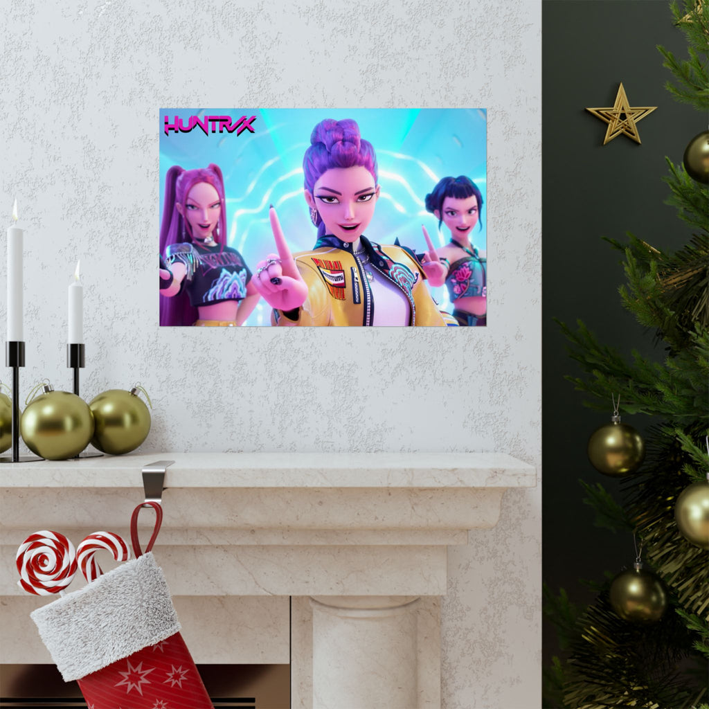 HUNTRX Matte Poster - KPOP DEMON HUNTERS Wall Art