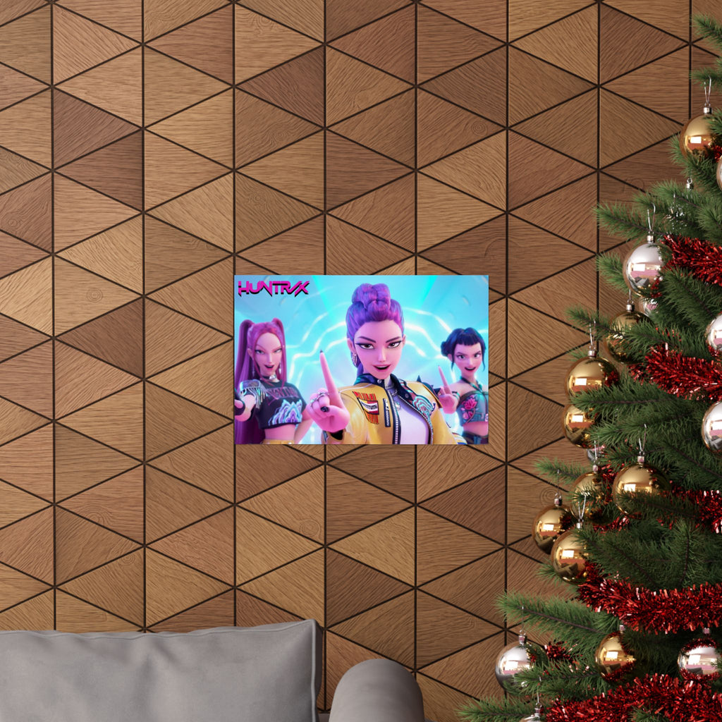 HUNTRX Matte Poster - KPOP DEMON HUNTERS Wall Art