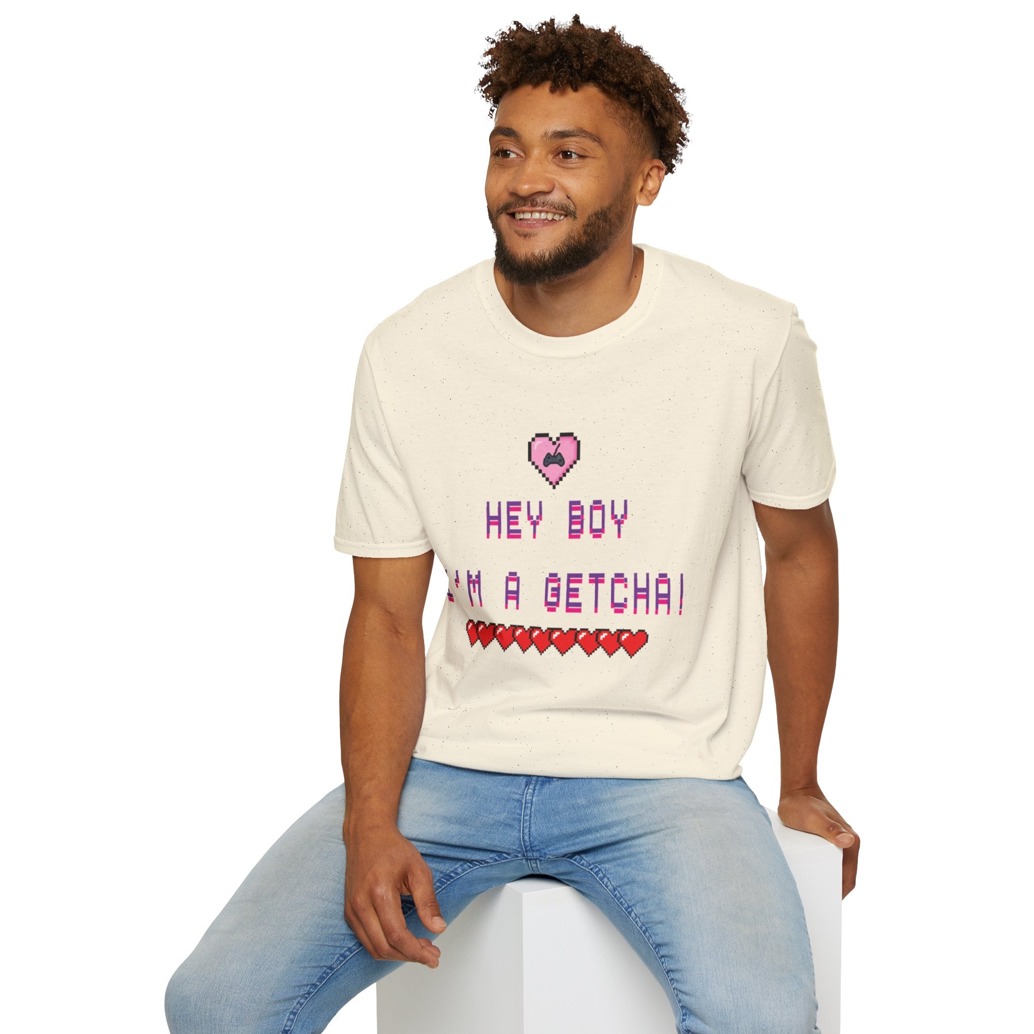 TWICE “Hey Boy I’m A Getcha!" Retro Gaming Pixel T-Shirt