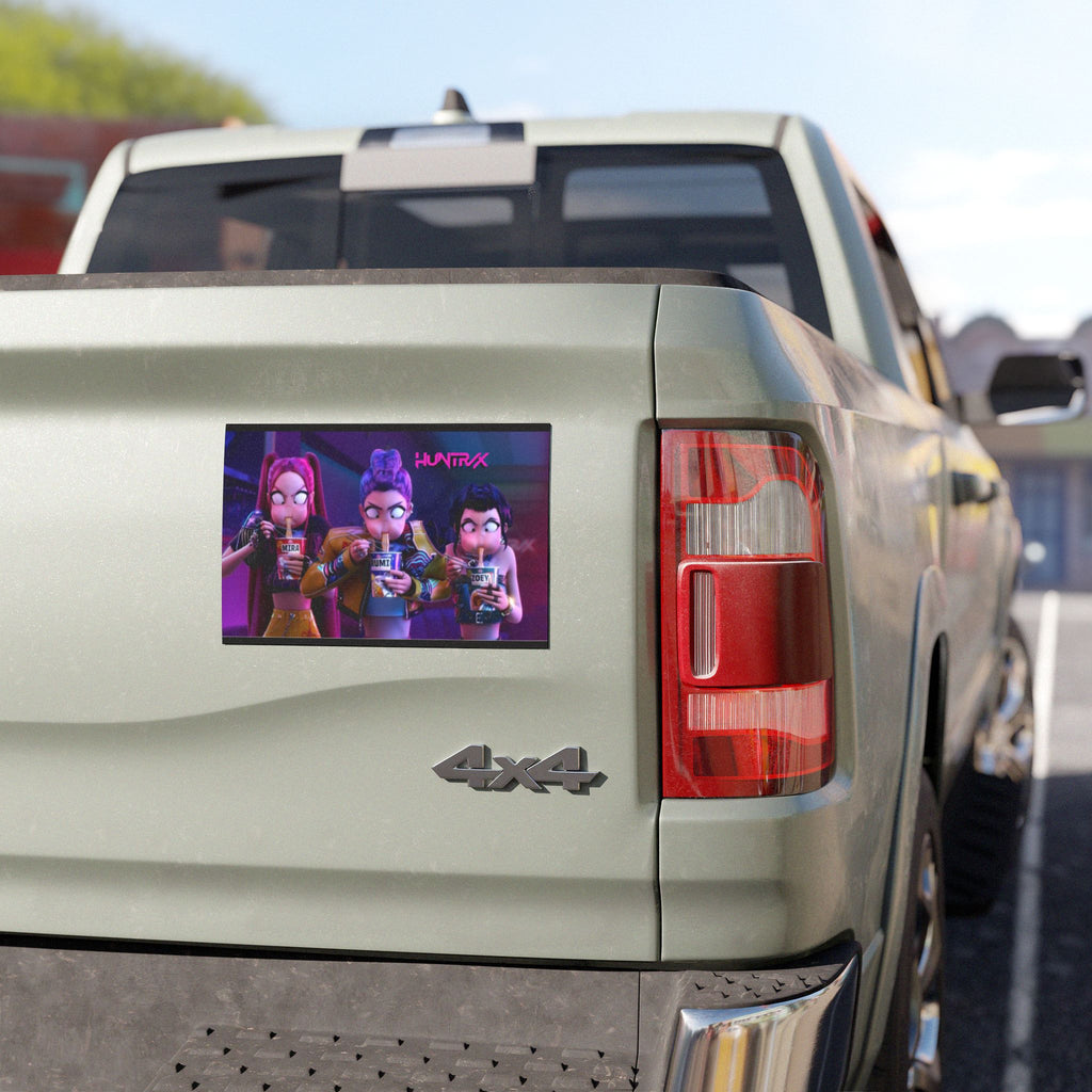 HUNTRIX Car Magnet - KPOP DEMON HUNTERS Sticker for Cars