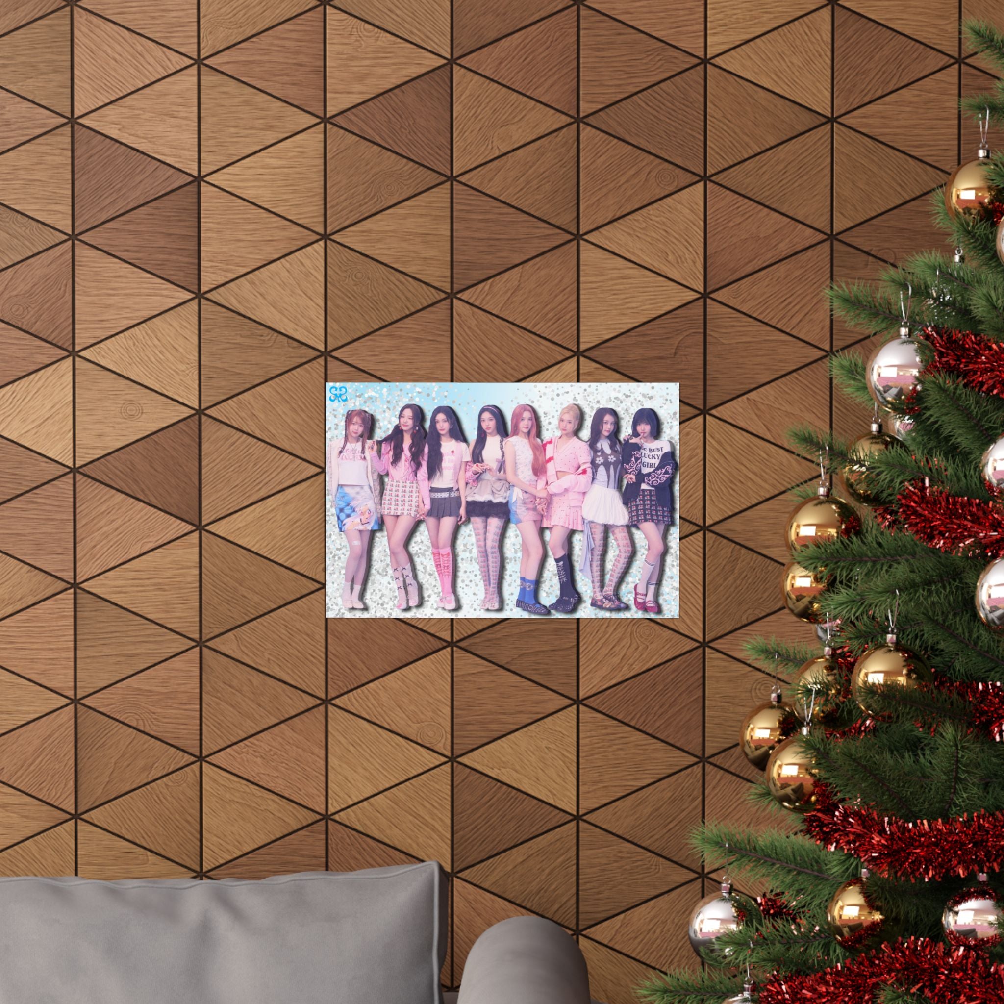 HEARTS2HEARTS "STYLE" Matte Horizontal Poster - Trendy Idol Poster