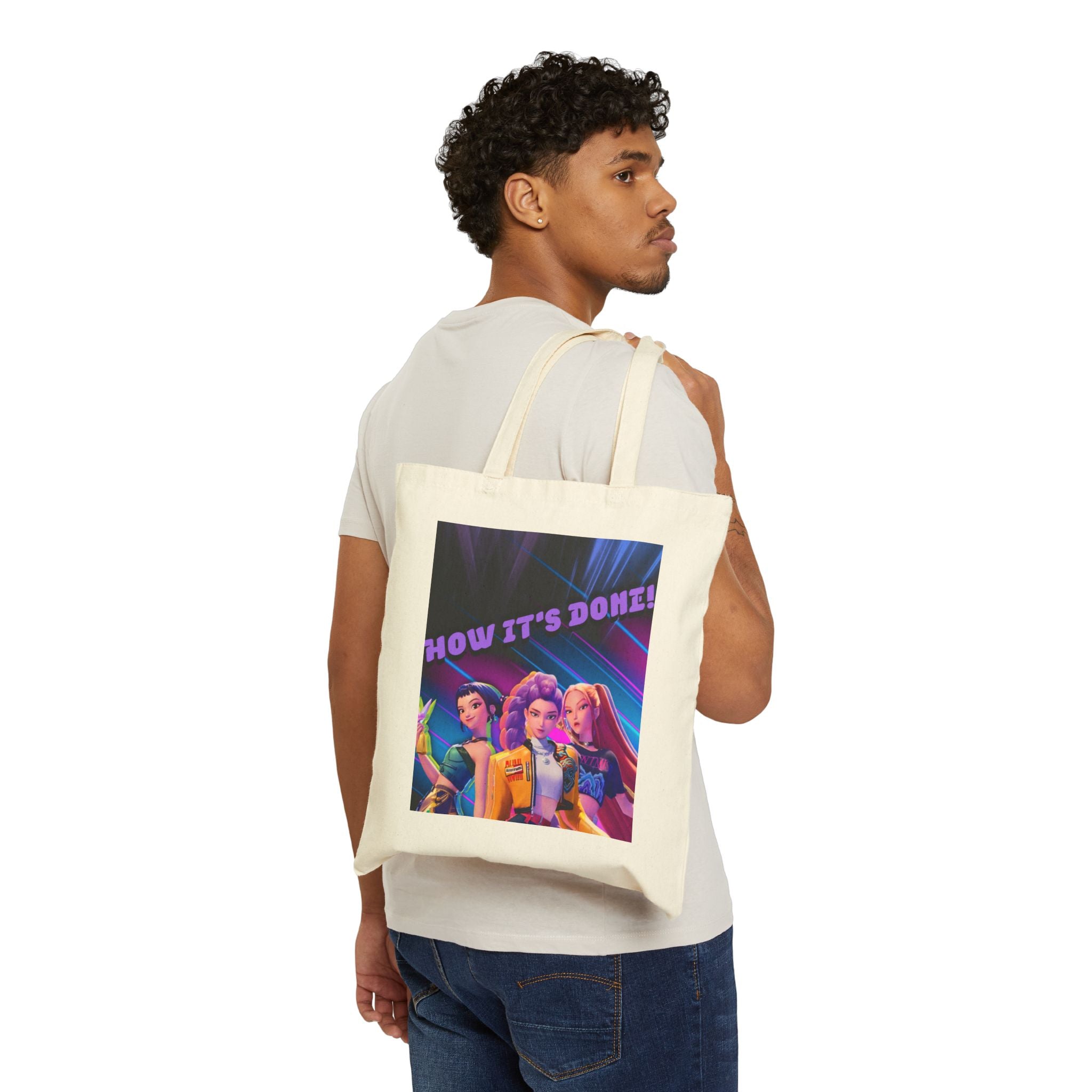HUNTRIX "How It's Done" - KPOP DEMON HUNTERS Canvas Tote