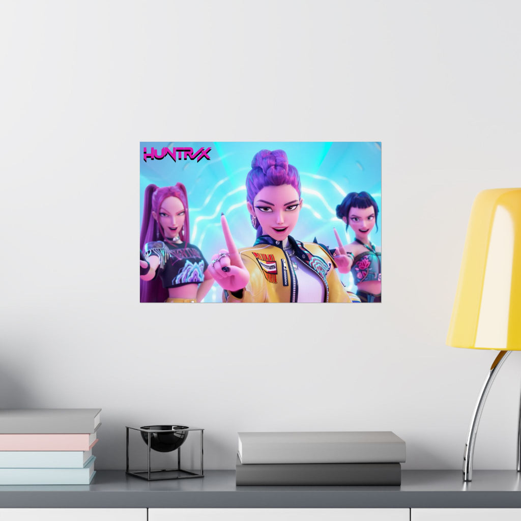 HUNTRX Matte Poster - KPOP DEMON HUNTERS Wall Art