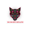 STRAY KIDS Yada Yada noise cancellation Cat Sticker | chromatic aberration, psychedelic decal