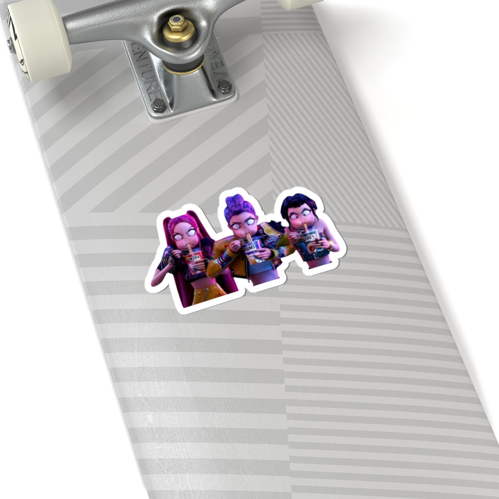 HUNTRIX KISS CUT STICKER - KPOP DEMON HUNTERS STICKER
