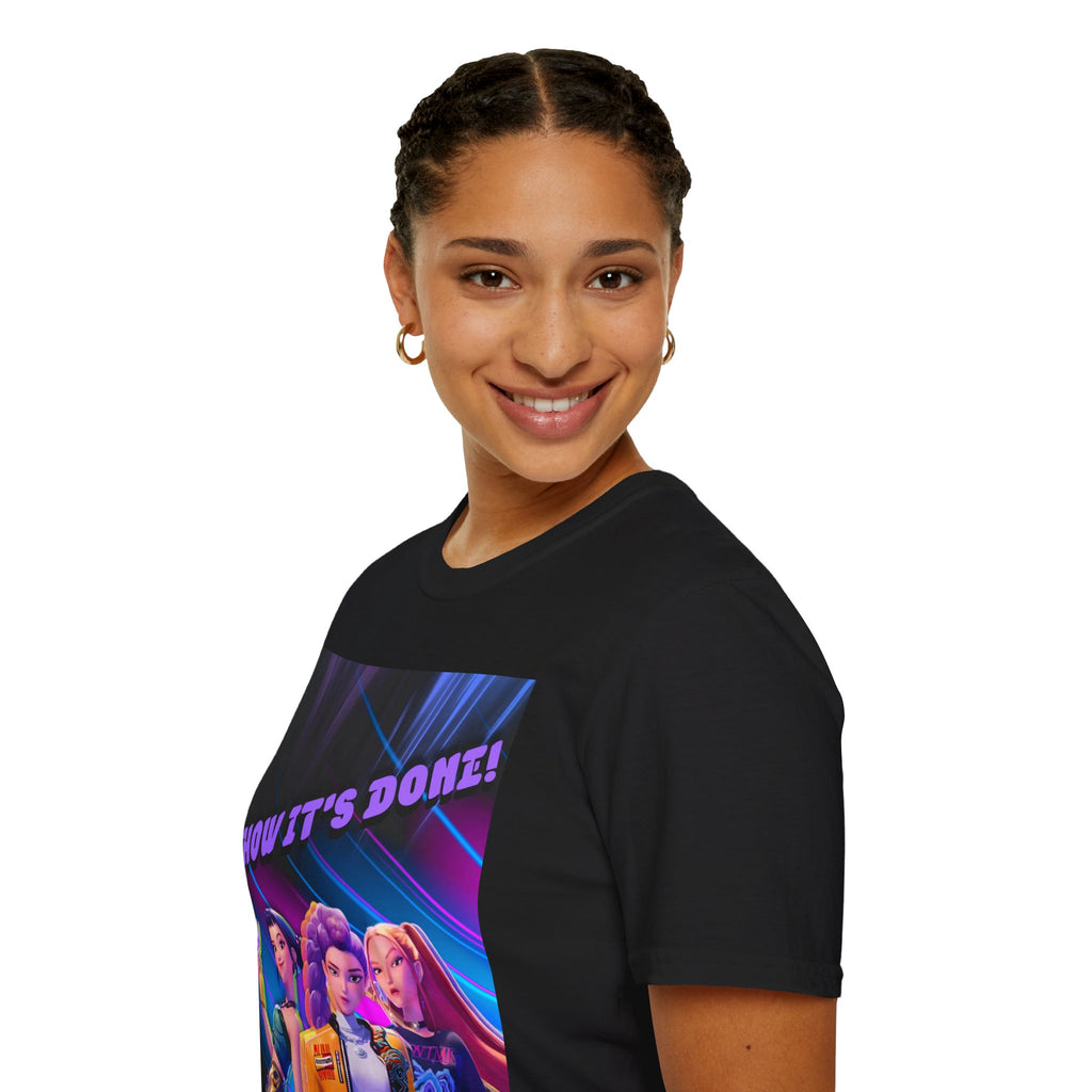 HUNTRIX 'HOW IT'S DONE' Graphic T-Shirt - KPOP DEMON HUNTERS T-SHIRT