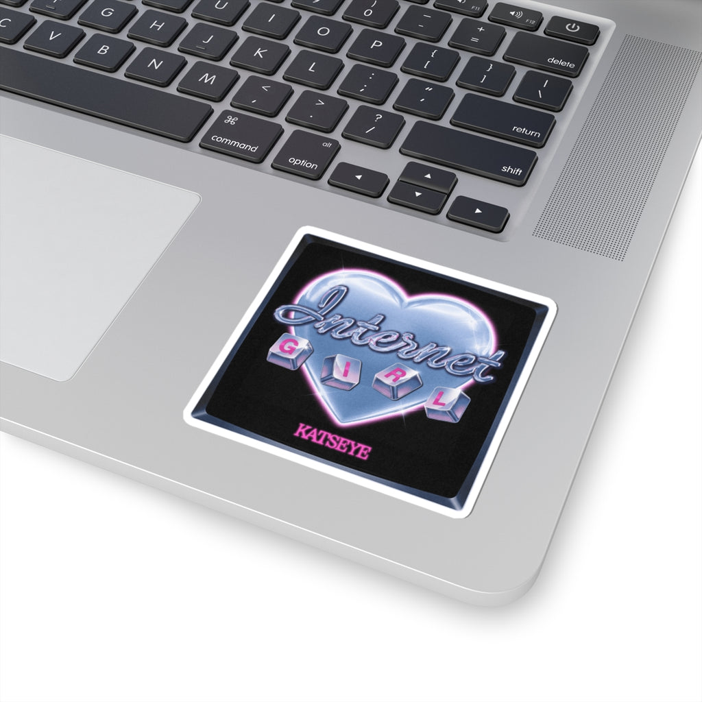 KATSEYE 'Internet Girl' Kiss-Cut Sticker - KATSEYE Internet girl k-pop sticker