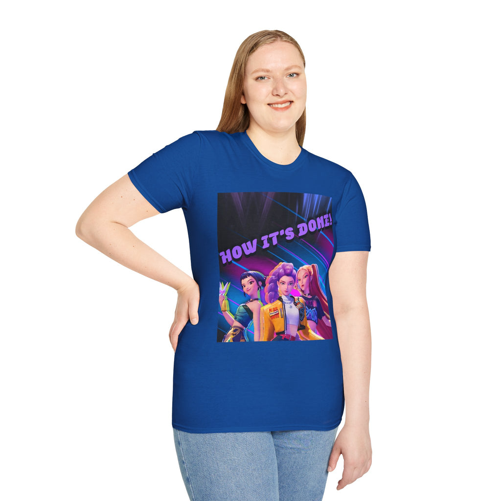 HUNTRIX 'HOW IT'S DONE' Graphic T-Shirt - KPOP DEMON HUNTERS T-SHIRT