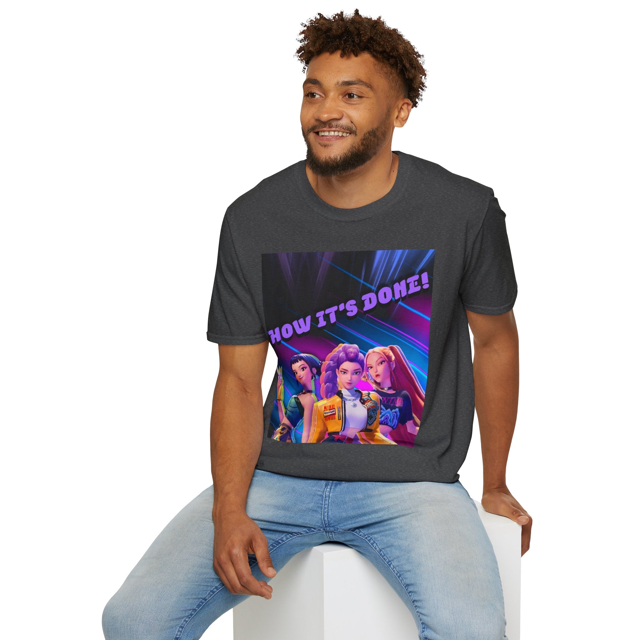 HUNTRIX 'HOW IT'S DONE' Graphic T-Shirt - KPOP DEMON HUNTERS T-SHIRT