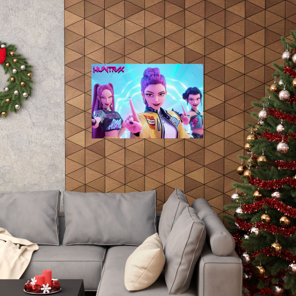 HUNTRX Matte Poster - KPOP DEMON HUNTERS Wall Art