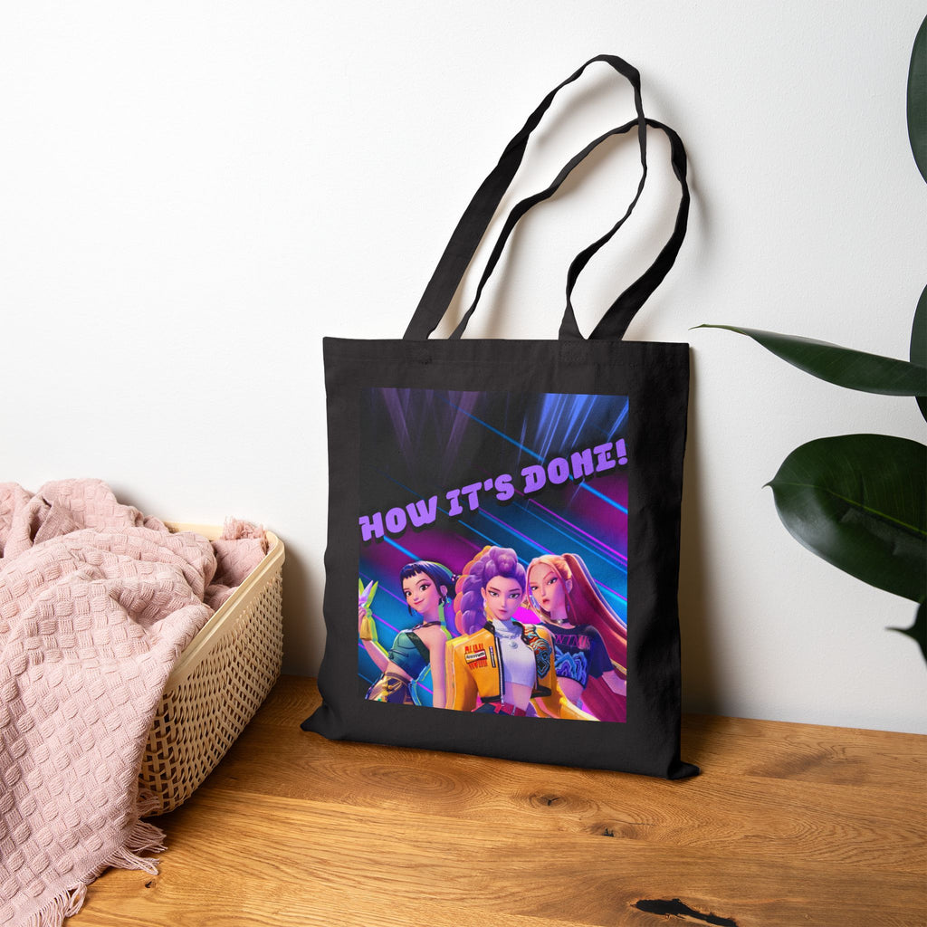 HUNTRIX "How It's Done" - KPOP DEMON HUNTERS Canvas Tote