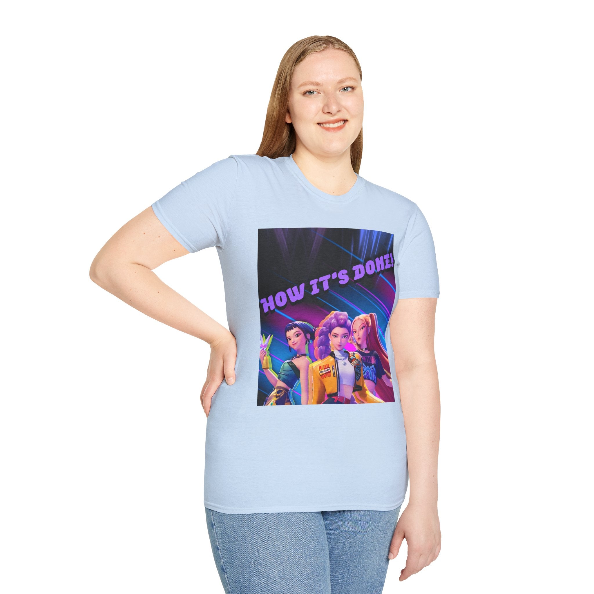 HUNTRIX 'HOW IT'S DONE' Graphic T-Shirt - KPOP DEMON HUNTERS T-SHIRT