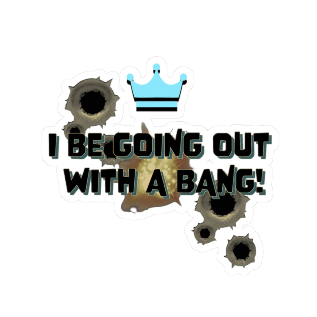 IVE "I Be Going Out With A Bang" Bullet Hole Decal