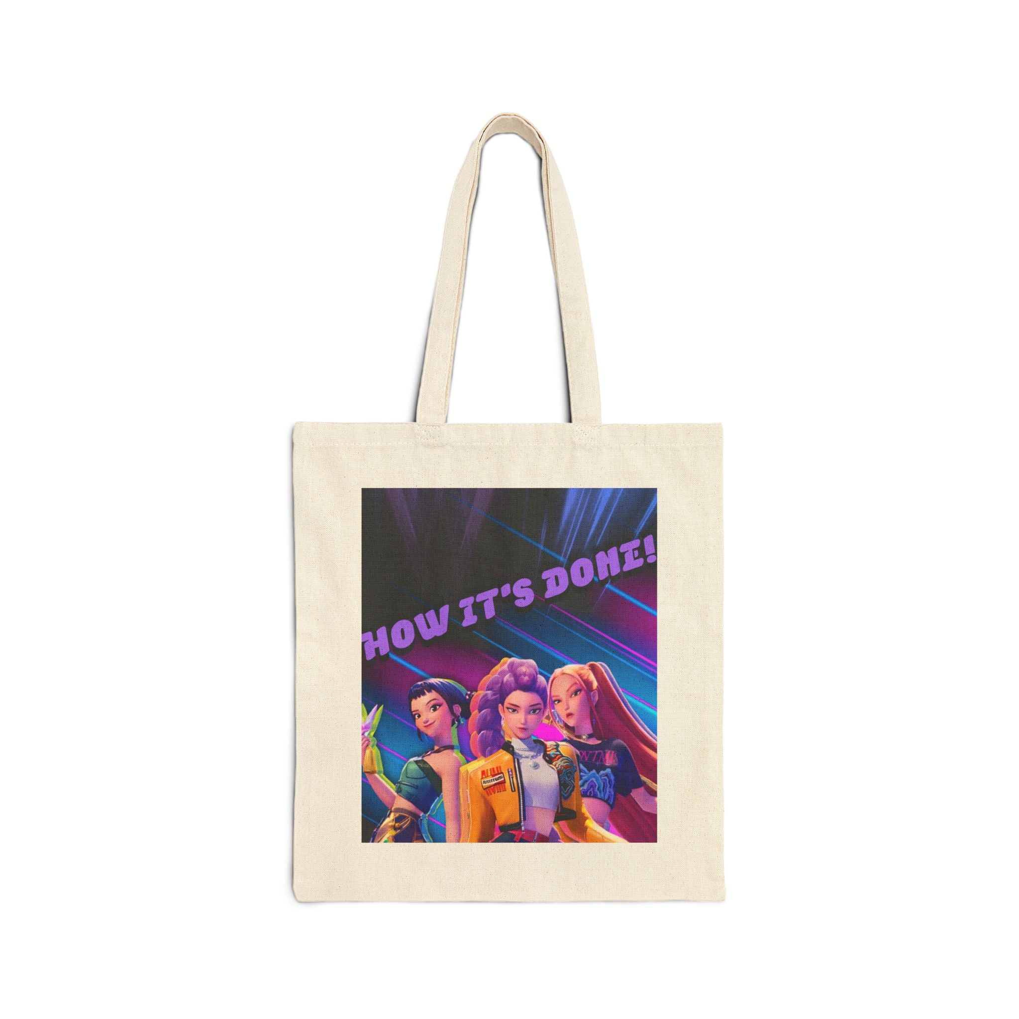 HUNTRIX "How It's Done" - KPOP DEMON HUNTERS Canvas Tote