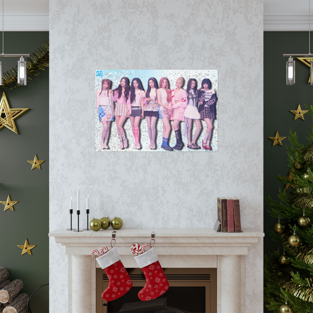 HEARTS2HEARTS "STYLE" Matte Horizontal Poster - Trendy Idol Poster