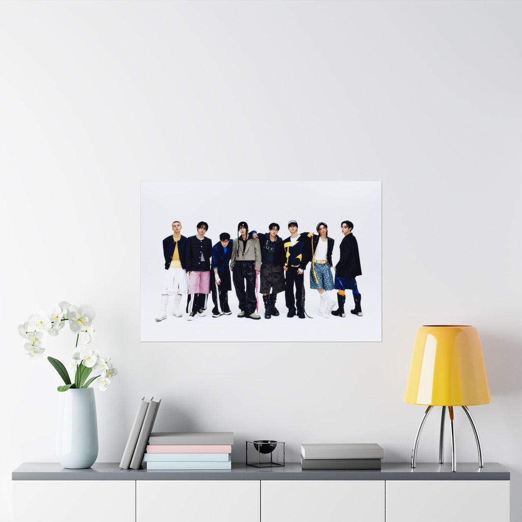 STRAY KIDS Matte Horizontal Poster – Trendy Idol Poster