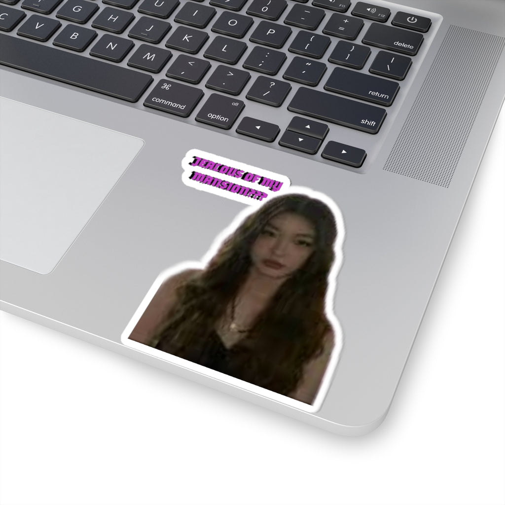 KATSEYE 'Yoonchae' Kiss-Cut Sticker - 'Jealous of My Mansion???' KATSEYE GNARLY Aesthetic Laptop Decal