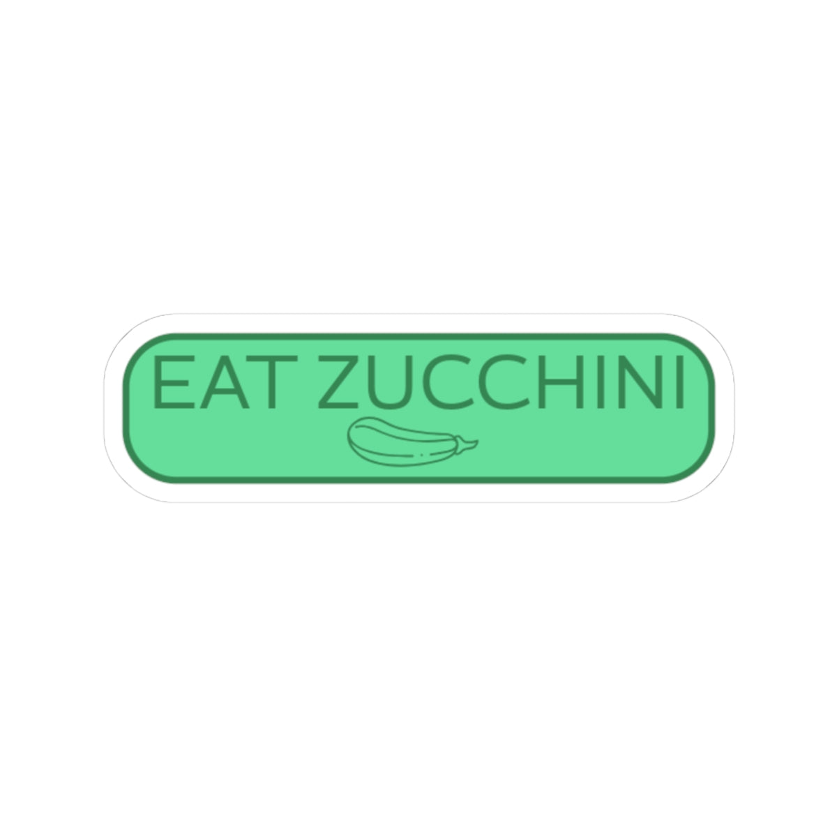 KATSEYE 'Eat Zucchini' Sticker -  KATSEYE Internet Girl Laptop Decal