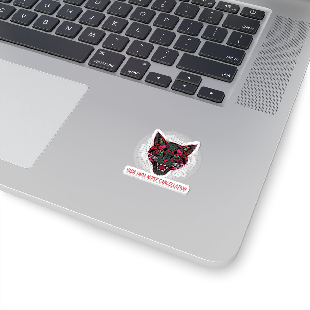 STRAY KIDS Yada Yada noise cancellation Cat Sticker | chromatic aberration, psychedelic decal