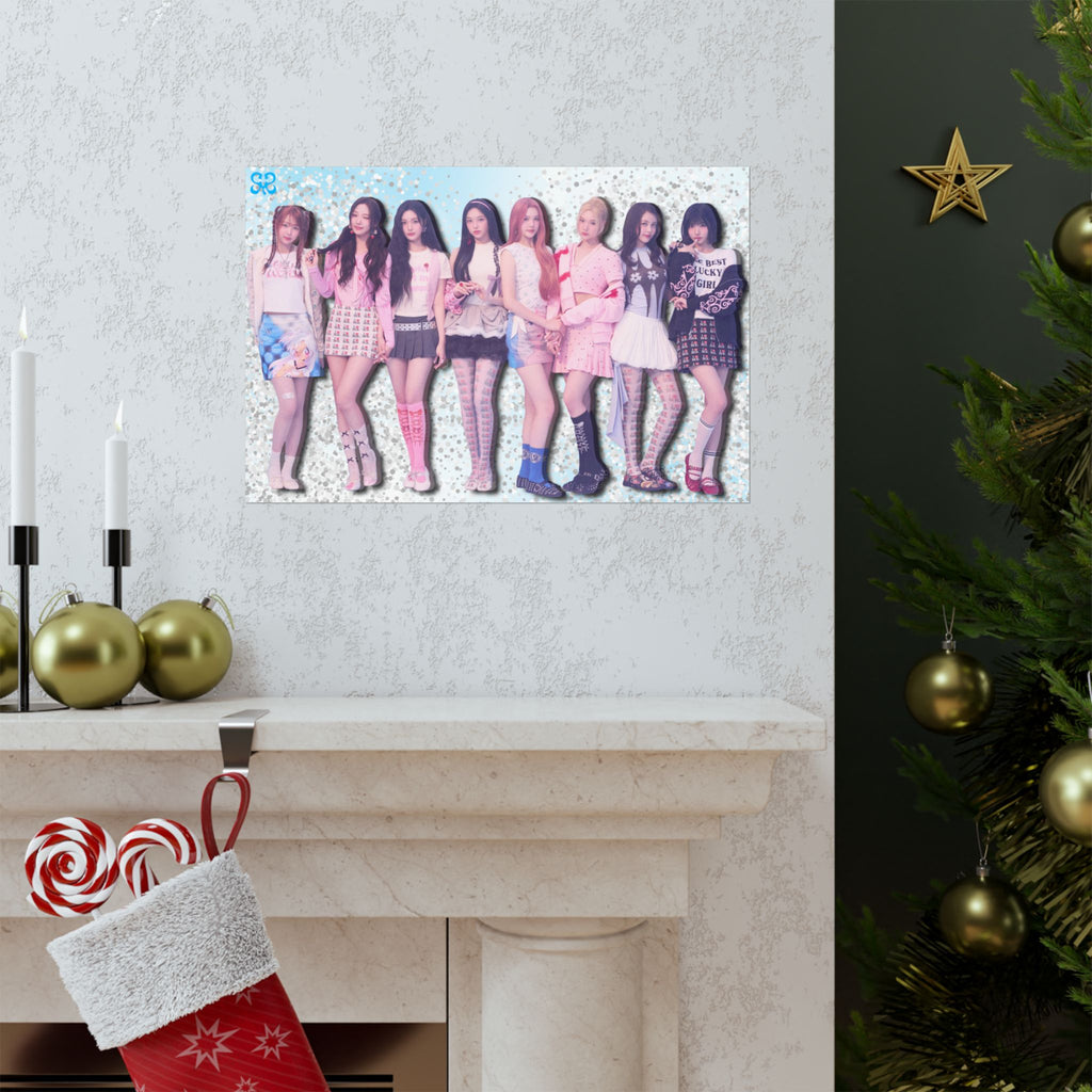 HEARTS2HEARTS "STYLE" Matte Horizontal Poster - Trendy Idol Poster