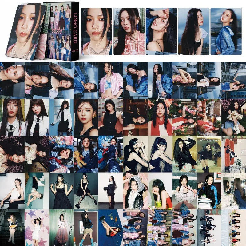 55pcs ITZY Lomo Cards GOLD