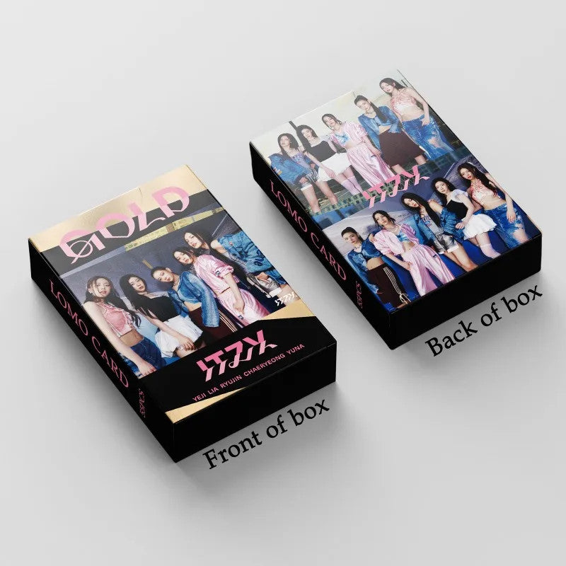 55pcs ITZY Lomo Cards GOLD