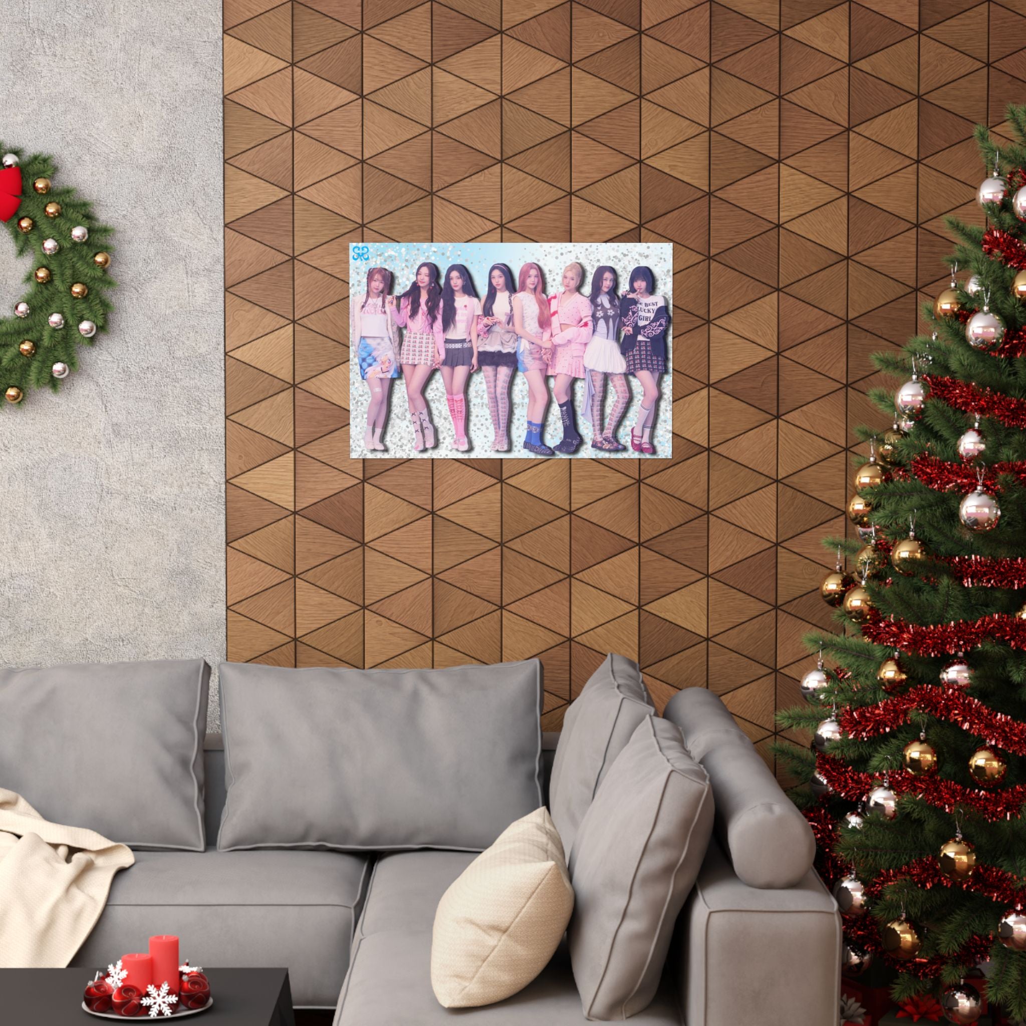 HEARTS2HEARTS "STYLE" Matte Horizontal Poster - Trendy Idol Poster