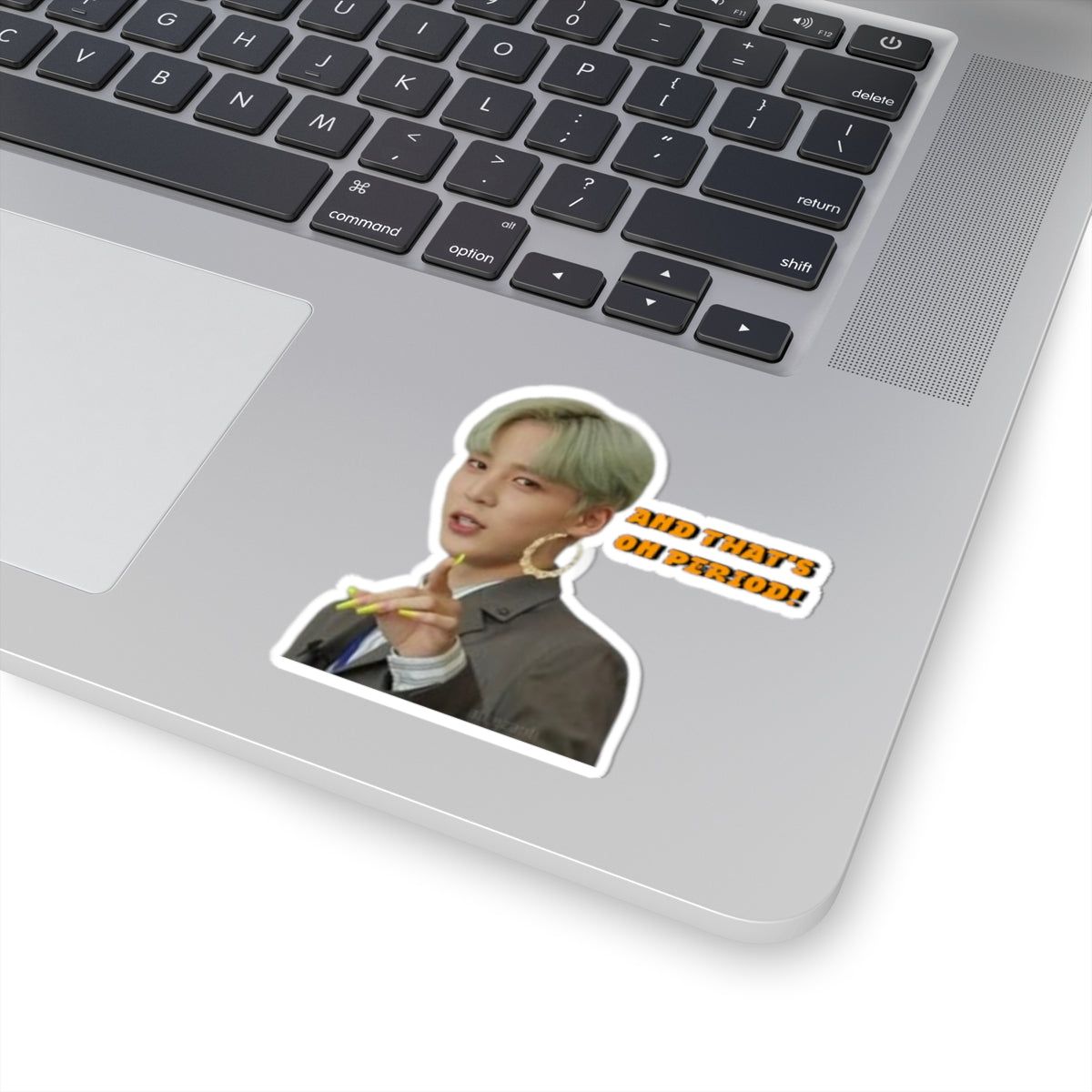 ATEEZ 'YUNHO' Reaction Sticker - "And That's On Period!" Kiss-Cut Laptop Decal