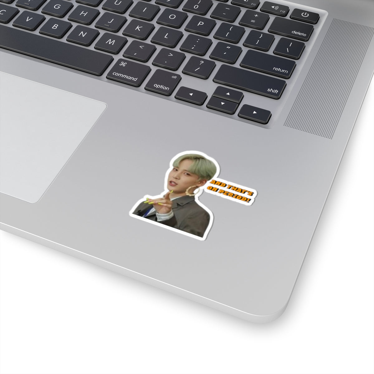 ATEEZ 'YUNHO' Reaction Sticker - "And That's On Period!" Kiss-Cut Laptop Decal