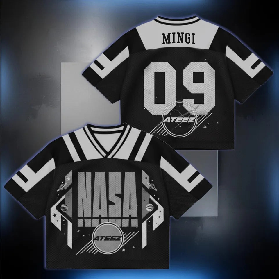 ATEEZ Nasa Golden Hour Part 4 Album Mixed Mesh Jersey (CUSTOM)