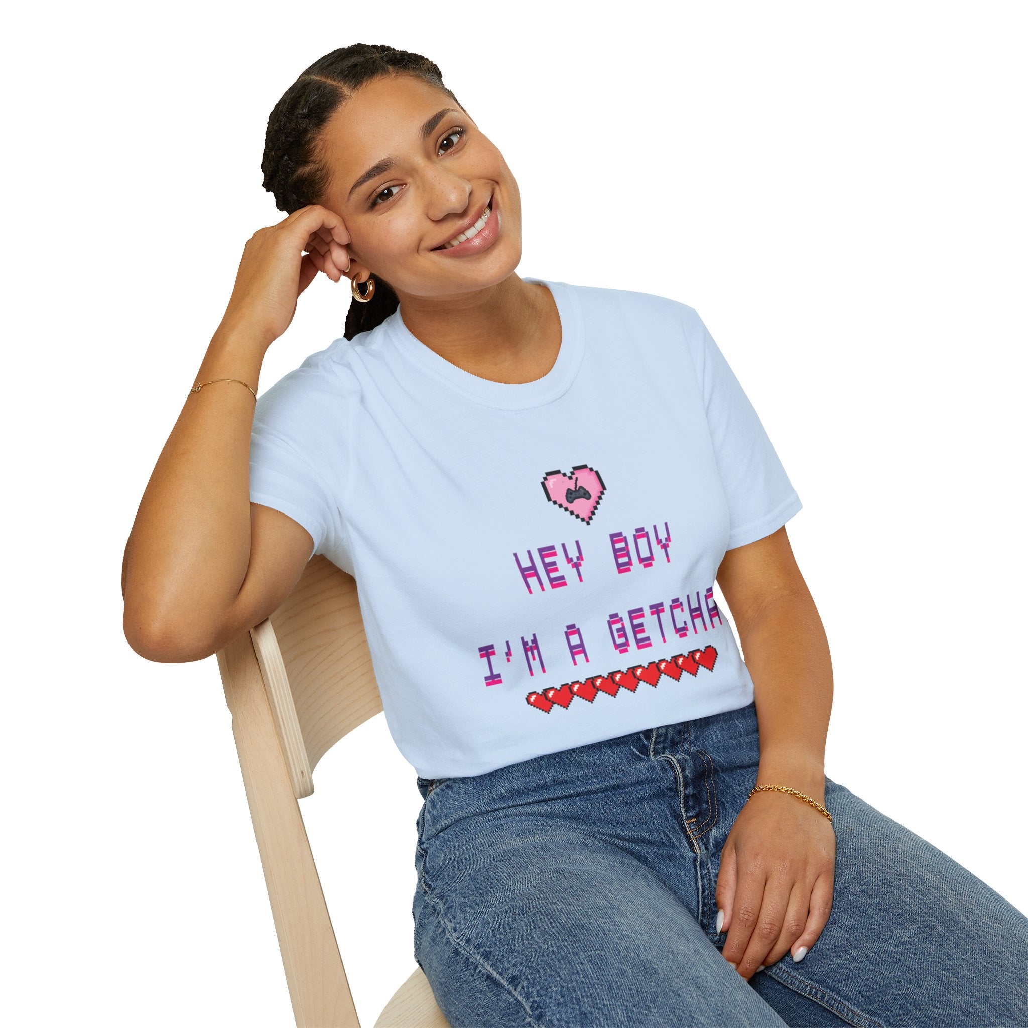 TWICE “Hey Boy I’m A Getcha!" Retro Gaming Pixel T-Shirt