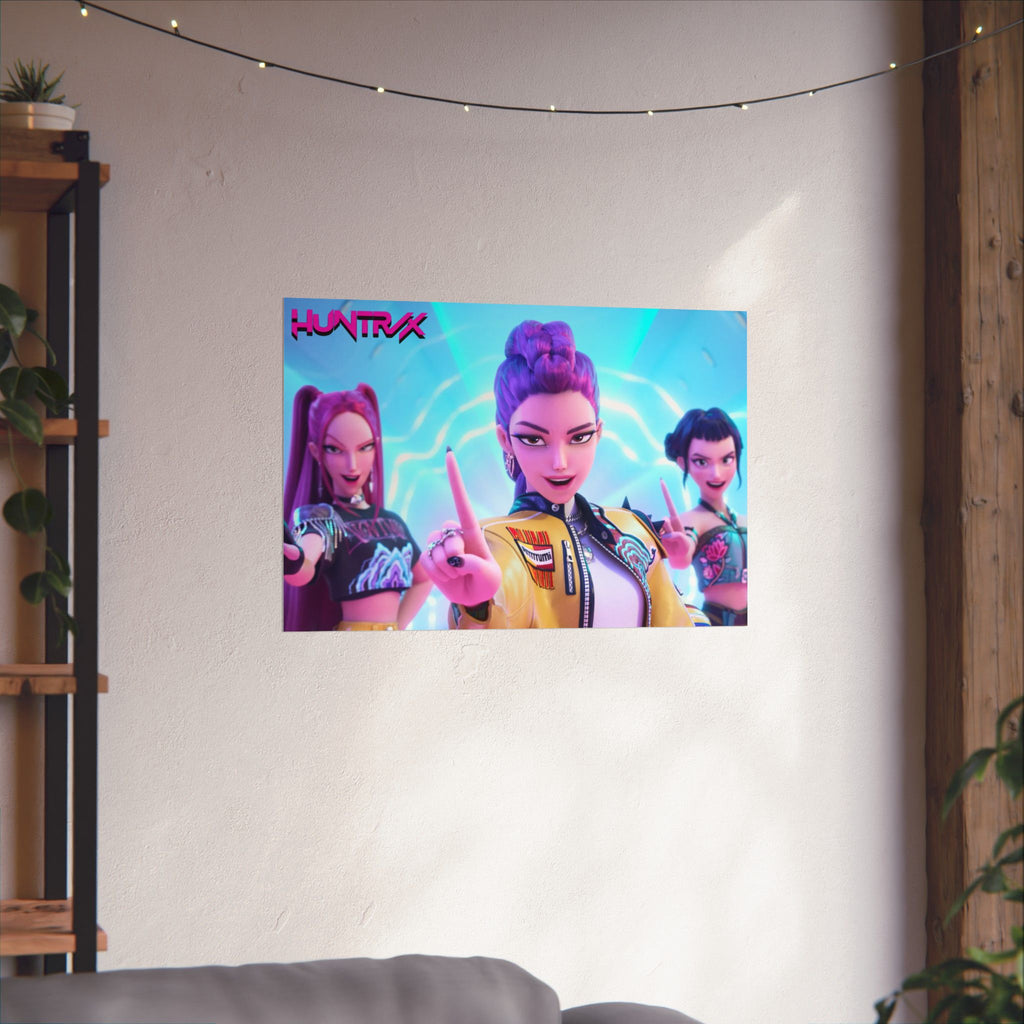 HUNTRX Matte Poster - KPOP DEMON HUNTERS Wall Art